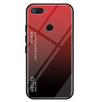 

Gradient Tempered Glass Case Cover for Xiaomi Mi 8 Lite