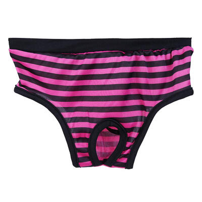 

Stripes Cotton Female Dog Physiological Pants Sanitary Diaper Shorts Panty