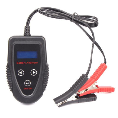 

12V Automotive Digital Car Battery Tester Cranking System Tester Charging System Tester Diagnostic Tool Car Gel AGM WET CA SLA CCA