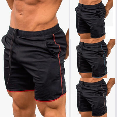 

Mens Swim Fitted Shorts Bodybuilding Workout Gym Running Tight Lifting Shorts