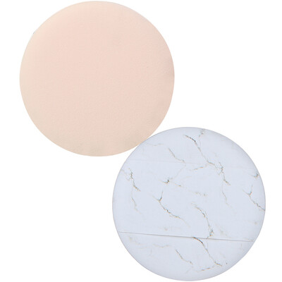 

SILUBI marble air cushion puff 2 packs BB cream foundation delicate&non-powder non-latex wet&dry