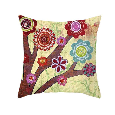

〖Follure〗Natural Pattern Printing Dyeing Sofa Bed Home Decor Pillow Cover Cushion Cover