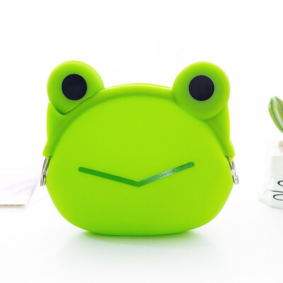 

Cute Mini Purse Soft Buckle Women Wallet Coin Bag Cartoon Silicone Clutch Bag