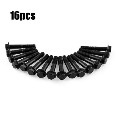

16 Pcs Powerstroke diesel exhaust manifold Bolt for 73L Ford F250 F350