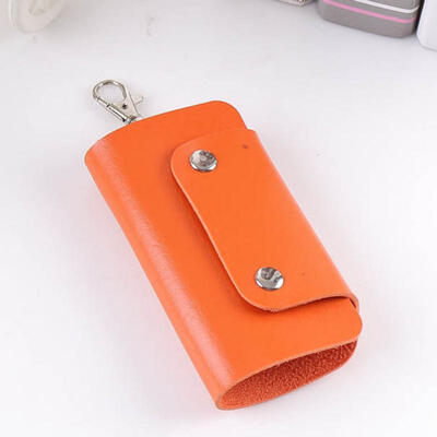 

Universal Portable Small PU Leather 6-Slot Key Storage Bag Case Holder Wallet For Men Women