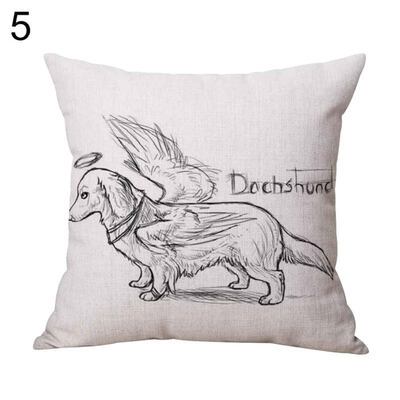 

Cartoon Dog Animal Throw Pillow Protector Case Cushion Cover Bedding Articles
