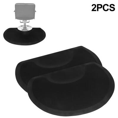 

Ktaxon 2pcs Salon Chair Mat 4ft x 3ft Salon&Barber Shop Anti-Fatigue Floor Mat Semi Circle-12" Thick