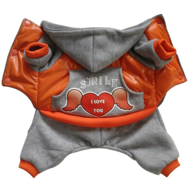 

Fashion Winter Dog Clothes Fleece Lining Warm Dog Jumpsuit Nylon Taffta Puppy Coat Pet Autumn winter Clothing