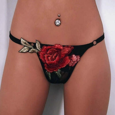 

Women Lace floral G-string Briefs Underwear Panties T string Thongs Knickers