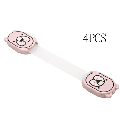 

〖Follure〗4PCS Cupboard Cabinets Strap Locks Child Baby Proof Safety Latches
