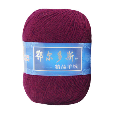

Gobestart 1pc Soft Cashmere Yarn Hand-knitted Mongolian Woolen DIY Weave Thread