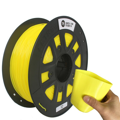 

CCTREE 3D Printer TPU 175MM Flexible Filament Yellow for Creality Anet