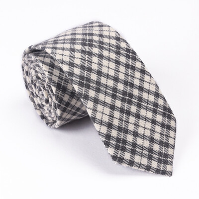 

Mens cotton striped plaid tie 51 cotton tie European&American casual tie cross-border wholesale one generation