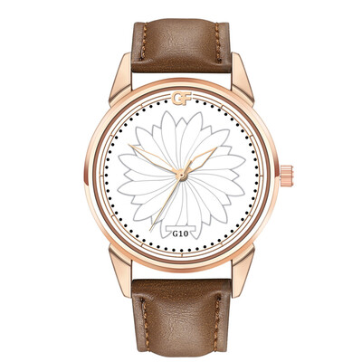 

Gobestart Hot Man Leather Watch Whatever Late Anyway Letter Watches New Pointer glow