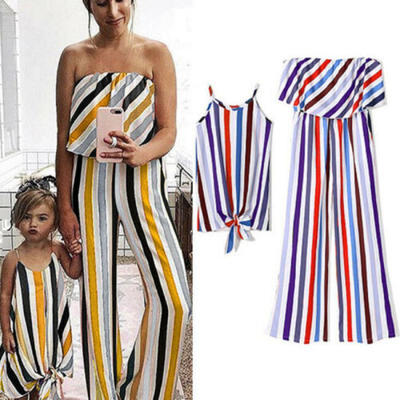 

Family Clothes Ladys Mother Daughter Matching Kids Girls Jumpsuit Outfits USA