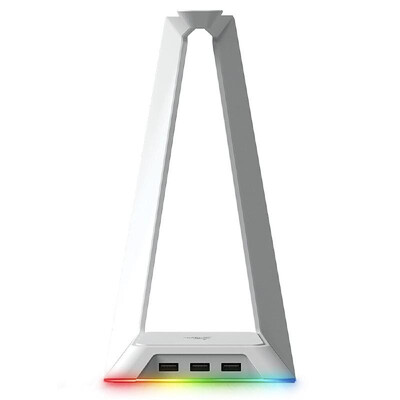 

Razer Base Station Chroma Enabled Headset Stand Headphone Support Holder Chroma RGB Lighting 3 USB 30 Ports Detachable Base for G