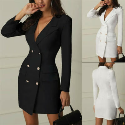 

Fashion Womens Winter Warm Wool Coat Jacket Trench Outwear Long Slim Fit