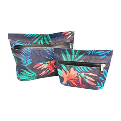 

Womens Large Makeup Bag Small Cosmetic Pouch Set Zipper Toiletry Organizer for Traveling Beach Swimming