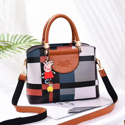 

2019 European&American fashion new ladies big bag cool simple shoulder bag handbag
