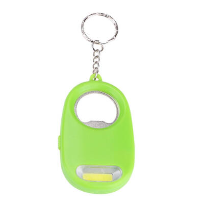 

Outdoor Portable ABS Bottle Opener Keychain Light Mini COB Lantern Key Ring