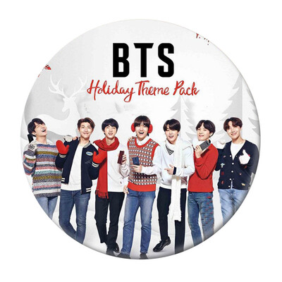 

Kpop BTS Cute Q Version Badge Cute Cartoon Brooch Bag Pendant Boys Girls Accessories Hot Gift for Fans