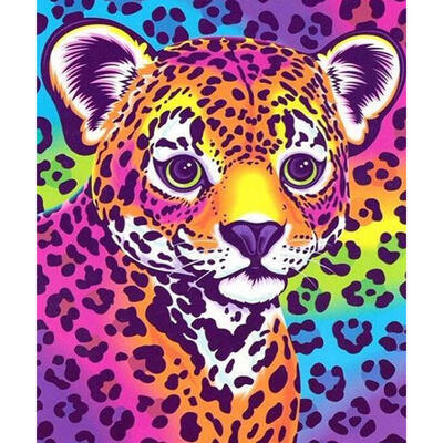 

5D DIY Full Drill Diamond Painting Color Small Tiger Cross Stitch Mosaic
