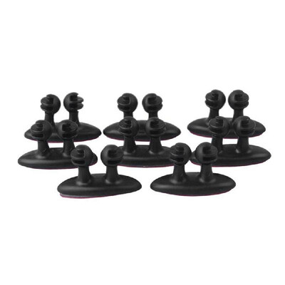 

8pcs Car Adhesive Wire Cord Clip Cable Holder Tie Fixer Line Organizer Drop