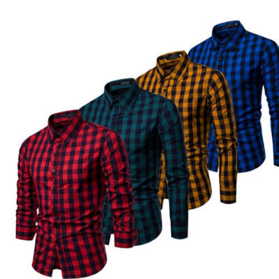 

New Fashion Mens Luxury Casual Stylish Slim Fit Long Sleeve Casual Dress Shirts