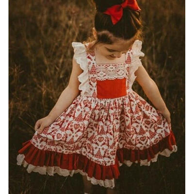 

AU Newborn Baby Girls Xmas Deer Floral Party Pageant Formal Tutu Dress Sundress