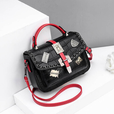 

Womens bag fashion Messenger bag stone sign bag retro 2018 shoulder portable Joker ins