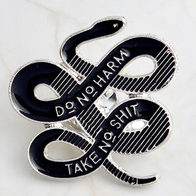 

1pcFashion Metal Enamel Creative Brooch Pin Jacket Collar Pin