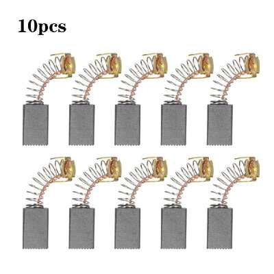 

10 PCs Mini Black Carbon Motor Brushes Replacement Spare Parts with 25mm Spring&Copper Core for Generic Electric Drill Mill Ma