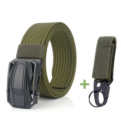 

High Quality Military Equipment Canvas Belt For Men Tactical Designer Jeans Belt Nylon Strap Sports Car Design Buckle Waist Belt