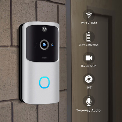 

〖Follure〗Wireless WiFi DoorBell Smart Video Phone Visual Intercom Door Bell Secure Camera