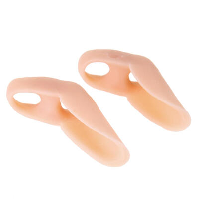 

1 Pair Silica Gel Foot Finger Two Hole Toe Separator Correct