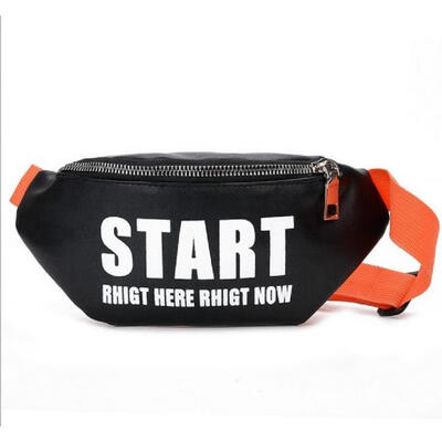 

Kids Fashion Fanny Pack Shiny PU Pouch Chest Belt Waist Bag Phone Travel Purse