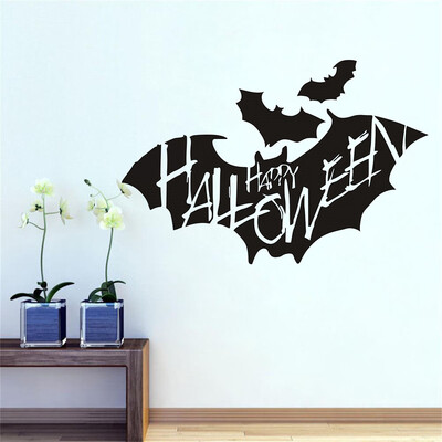 

〖Follure〗Happy Halloween Background Wall Sticker Window Home Decoration Decal Decor