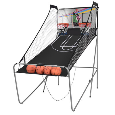 

Indoor Double Electronic Basketball Game with 4 Balls
