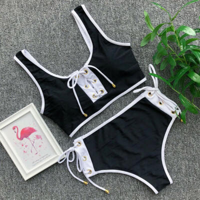 

USA STOCK Women Bandage Push-up Padded Bikini Set Swimwear Swimsuit Bathing Suit