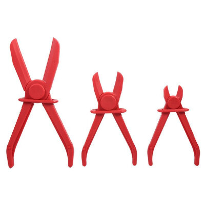 

3 Pack Hose Clamp Pliers Brake Fuel Water Line Clamp Plier Hose Pinch Off Pliers Set