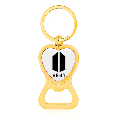

KPOP BTS Keychains Bottle Opener Key Ring Metal Hanging Key Ring Key Chain