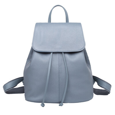 

European&American fashion leisure Ladies Leather backpack anti-theft shoulder bag