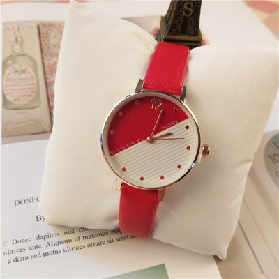 

Watch waterproof fashion female girls tide girls simple&generous students Korean version of the simple