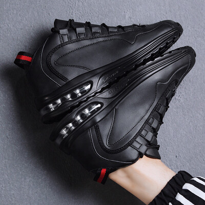 

Autumn high mens shoes Korean version of the trend of wild sports casual shoes mens Martin boots white shoes Gaobang tide shoes