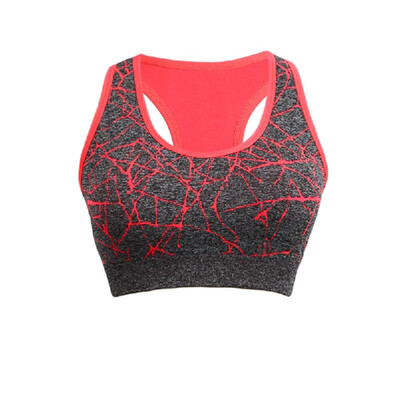 

Women Push Up Sports Bra Wireless Padding Stretch Yoga Fitness Bra Workout Jogging Tank Top