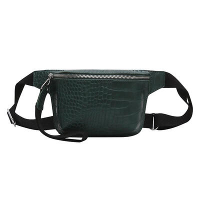 

Alligator Pattern Shoulder Women Waist Fanny Belt Packs Leather Chest Bags