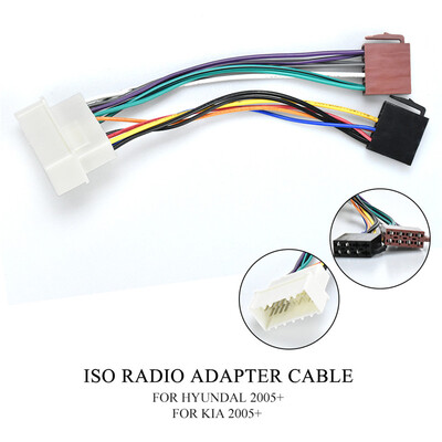 

12-014 ISO Radio Wiring Harness Adaptor connector For HYUNDAI 2004 select models For KIA 2004 select models