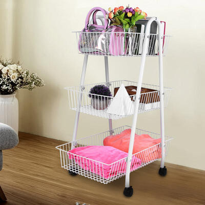 

Greensen Multi- function Three Tier Rack Shelf Stainless Steel Storage Kitchen Bathroom