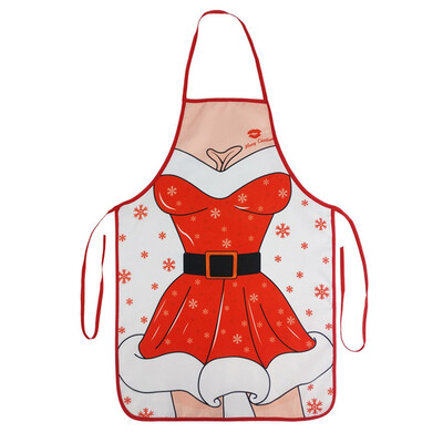 

Christmas Personality Apron Bar Restaurant Waiter Christmas Decoration Apron