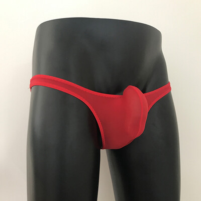 

Men Plus Size Solid Underwear Sexy Low Rise Knicker Lingerie Thongs Bikini Brief